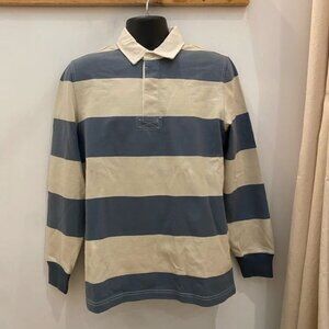 Taylor Stitch Rugby Shirt | Storm Stripe | Size 38 (S) | NWT